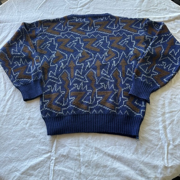 Men’s Vintage Long sleeve Italian Crewneck Sweater Sz S - Picture 1 of 5